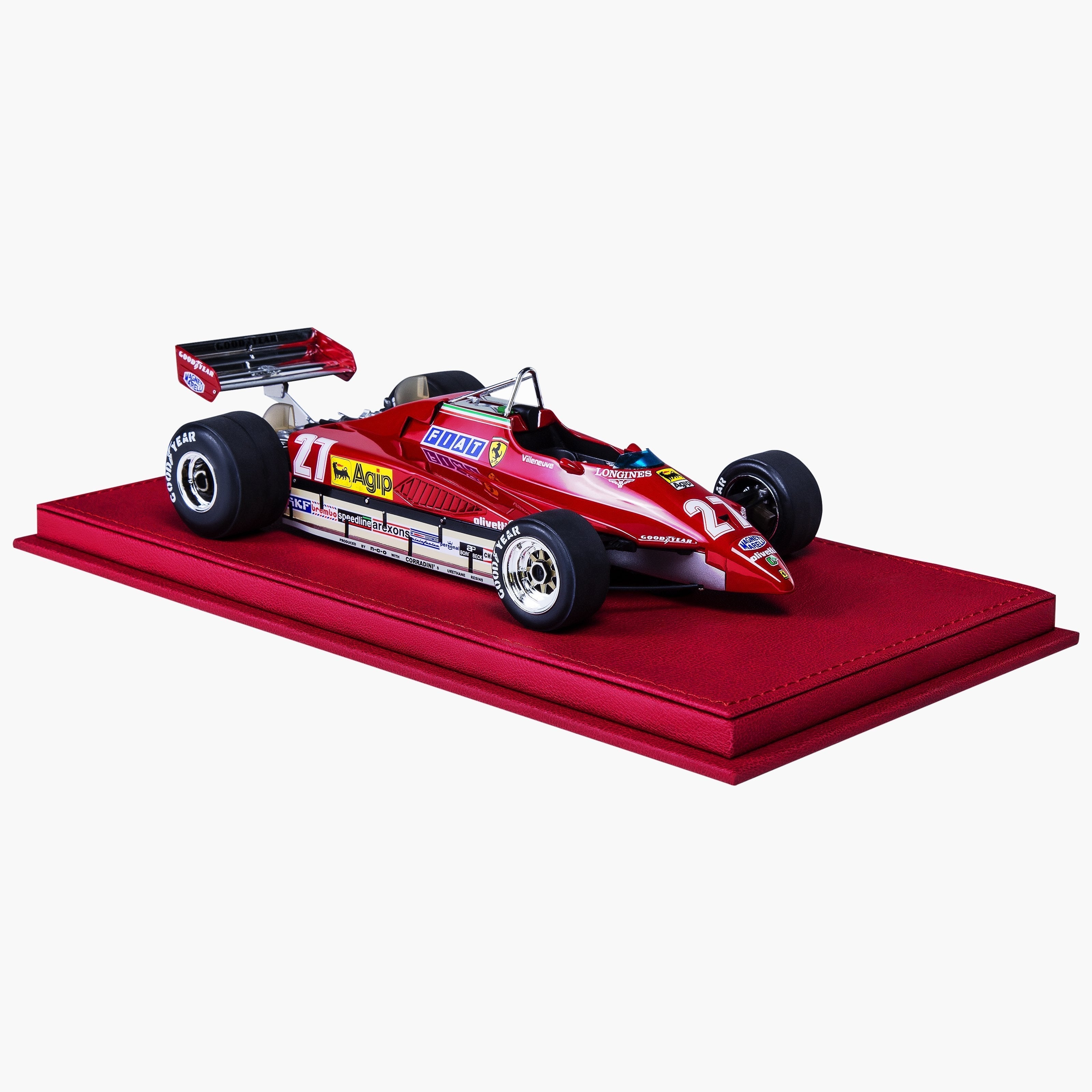 1982 San Marino GP - Ferrari 126C2 - Villeneuve-Scale Model-GPX Store-gpx-store