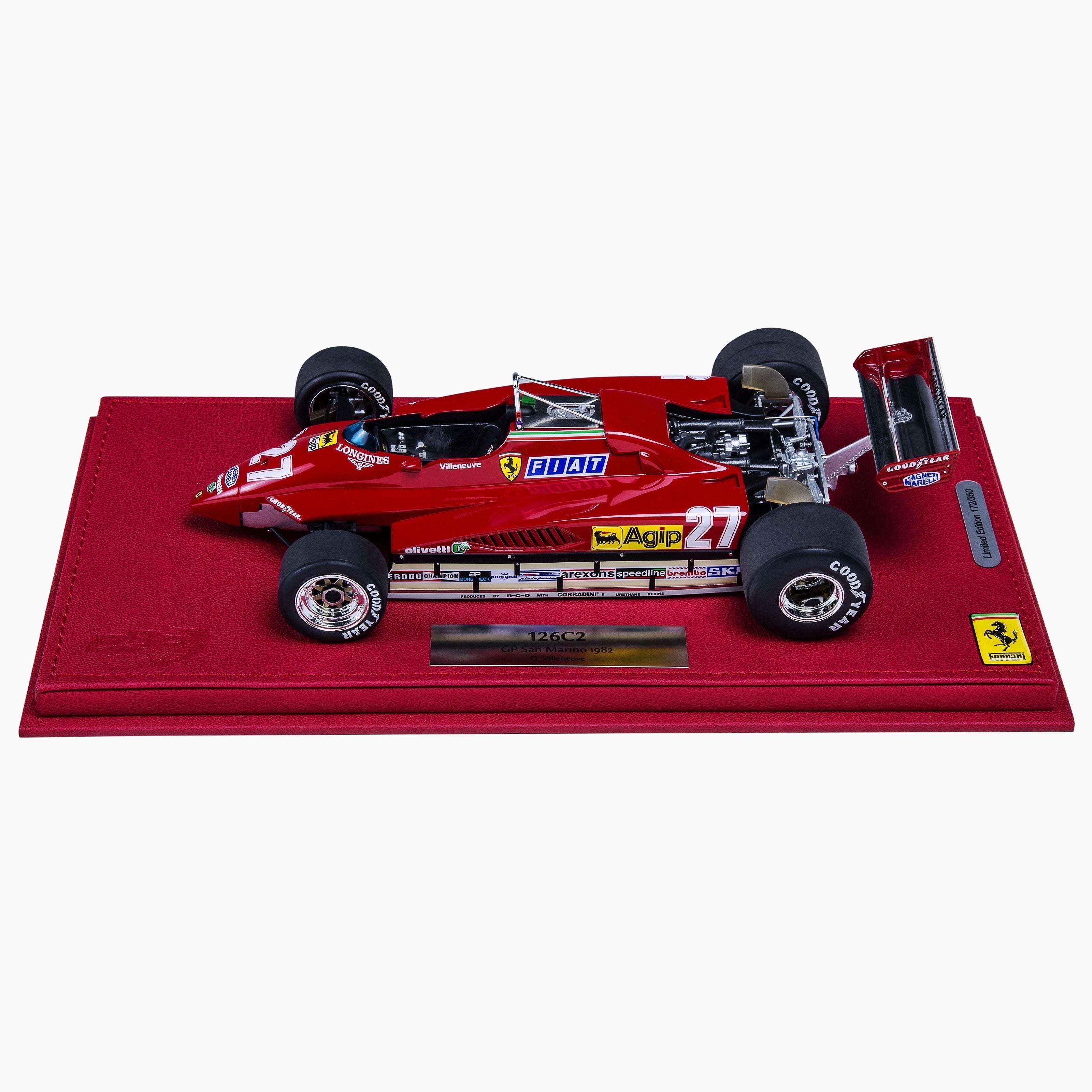 1982 San Marino GP - Ferrari 126C2 - Villeneuve-Scale Model-GPX Store-gpx-store