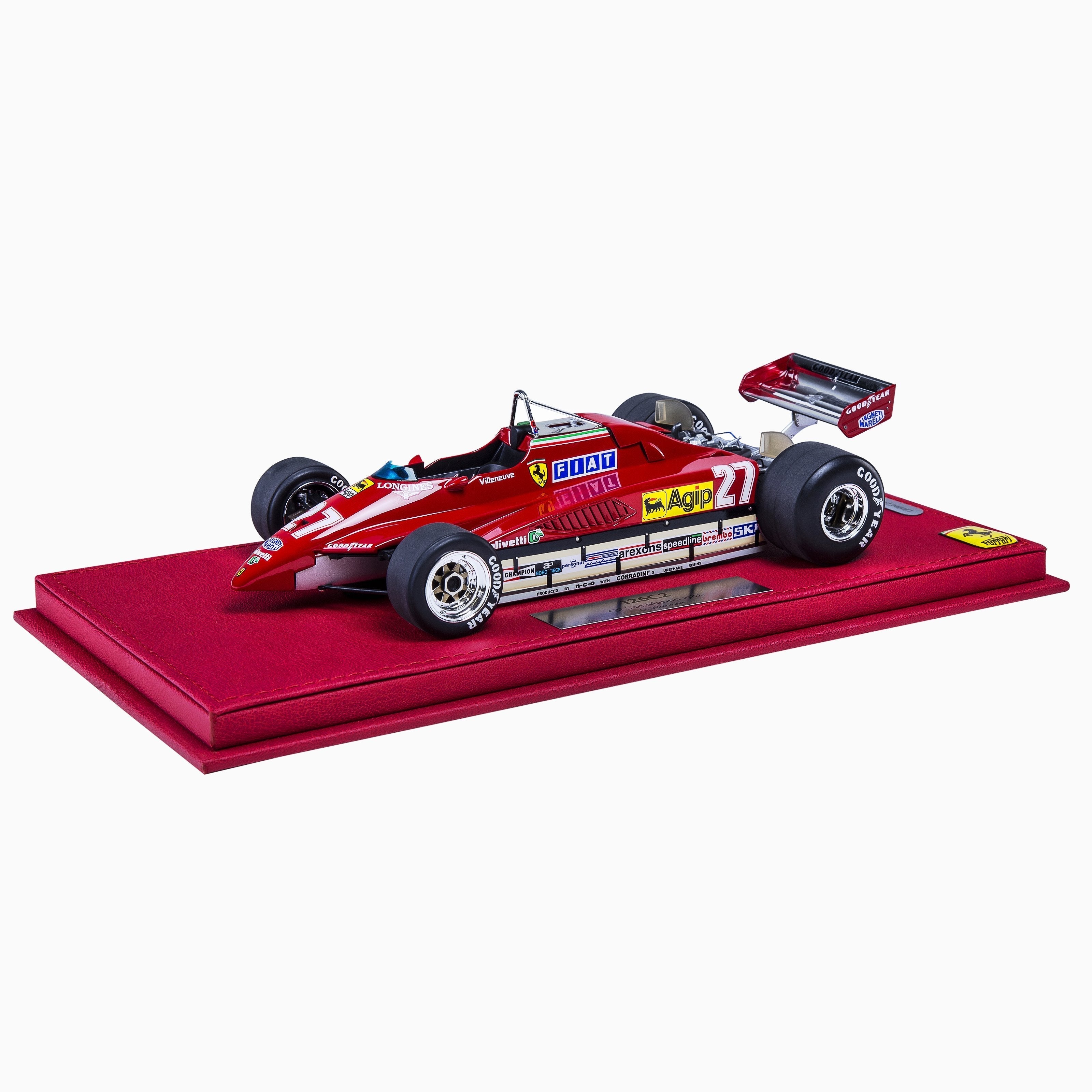 1982 San Marino GP - Ferrari 126C2 - Villeneuve-Scale Model-GPX Store-gpx-store