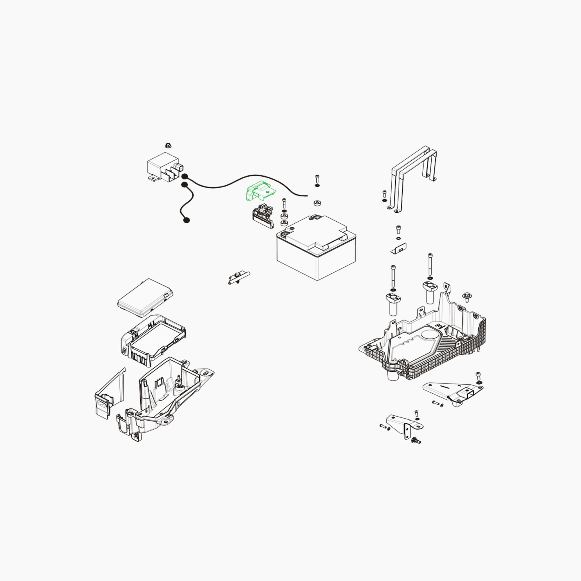 243124712R - COUVERCLE BORNE POSITIV-Spare Parts-Clio Cup Middle East-gpx-store
