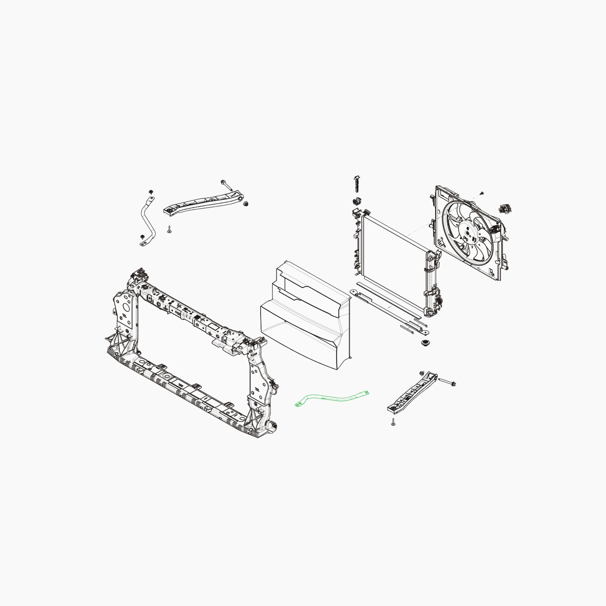 625F32587R - BRAS SUPPORT AVG-Spare Parts-Clio Cup Middle East-gpx-store