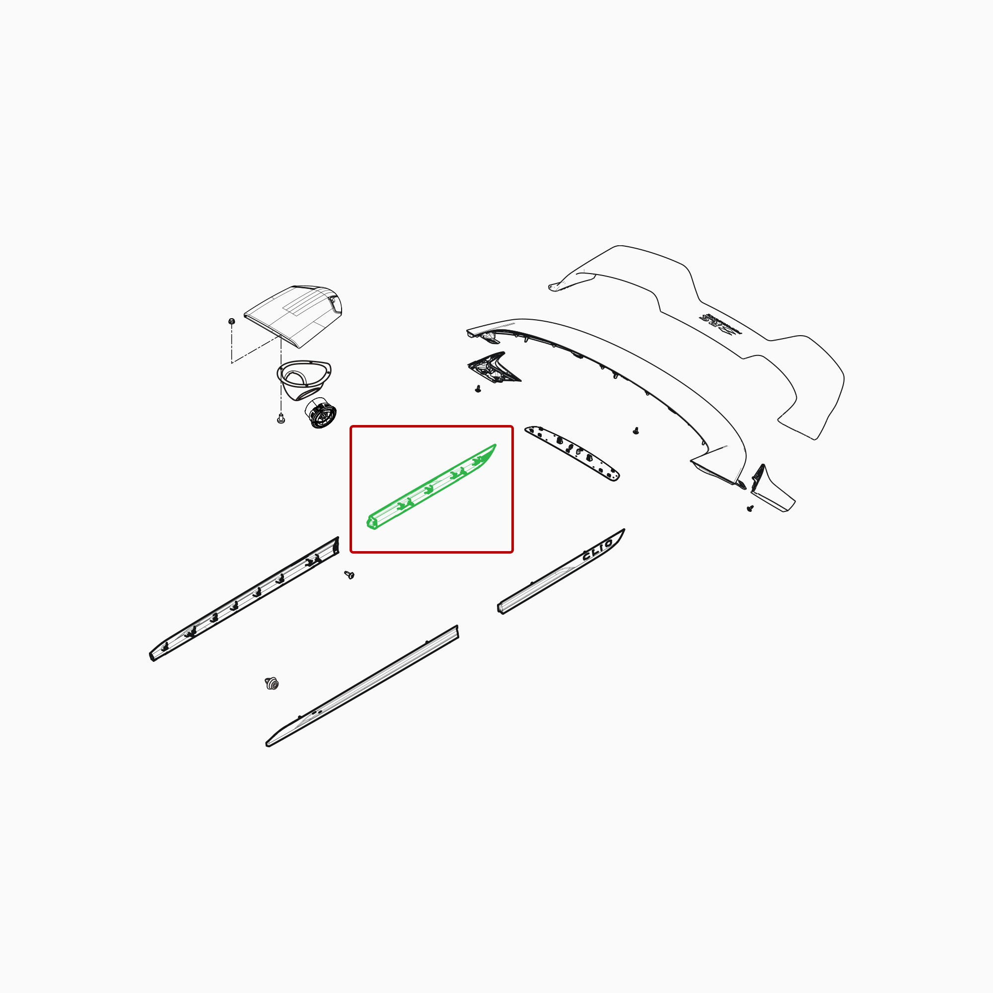 828760808R - BAGUETTEPORTE ARD-Spare Parts-Clio Cup Middle East-gpx-store