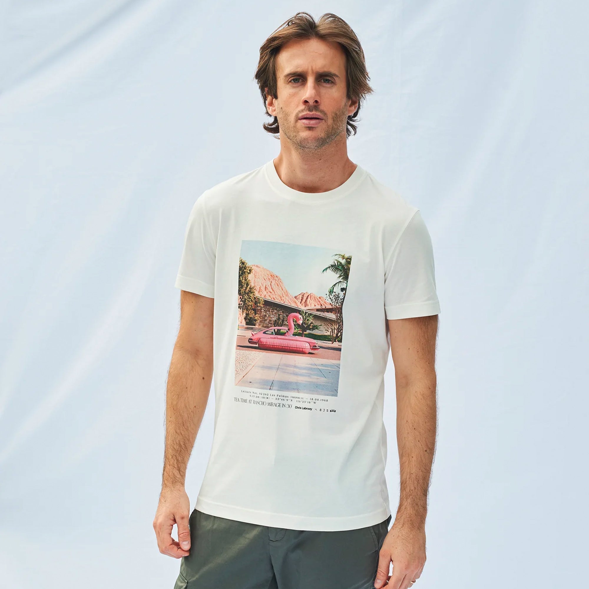 8JS x Chris Labrooy | 911 Flamingo T-Shirt-T-Shirt-8JS-gpx-store