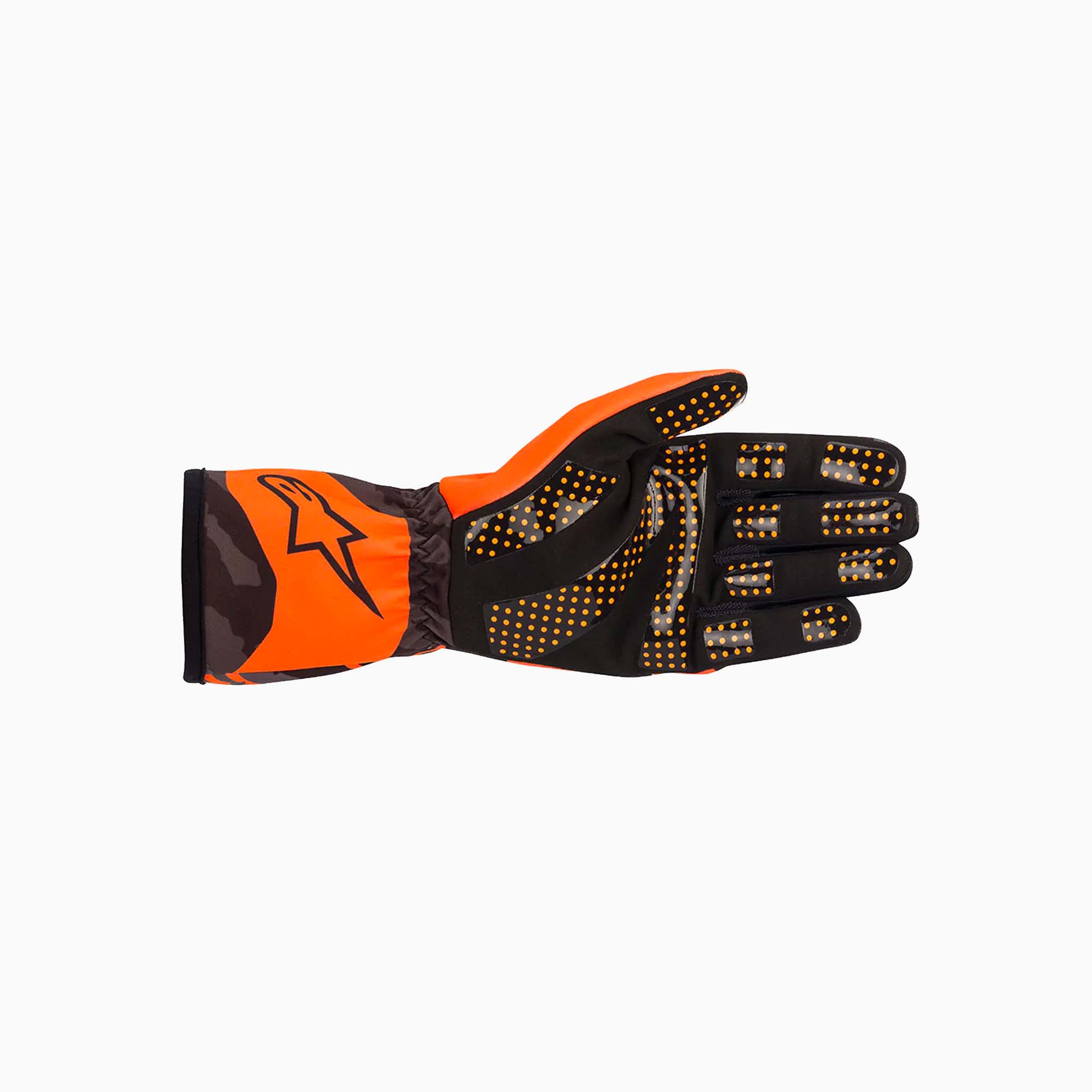 Alpinestars | Tech-1 K Race S V2 Orange Camo Youth Karting Gloves-Karting Gloves-Alpinestars-gpx-store