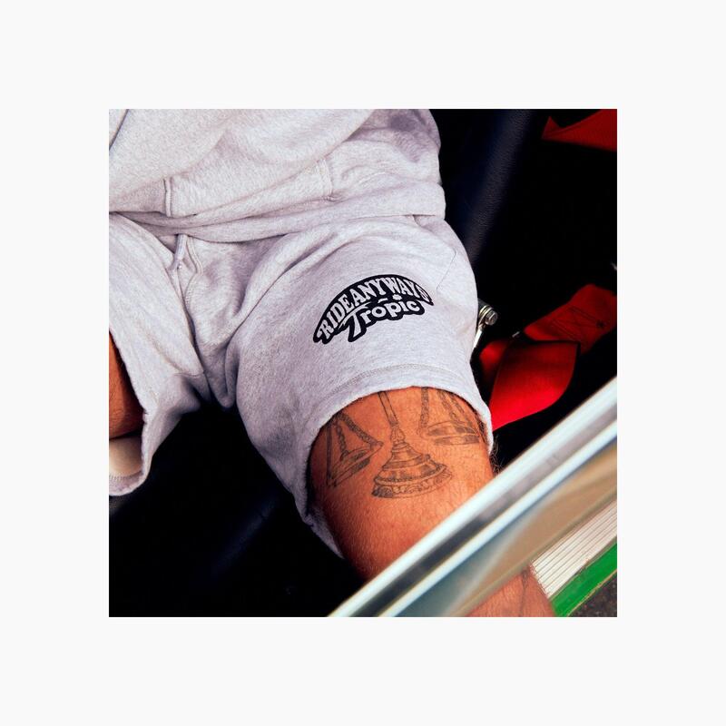 Anyways | Tropic Grey Sweat Shorts-Shorts-Anyways-gpx-store