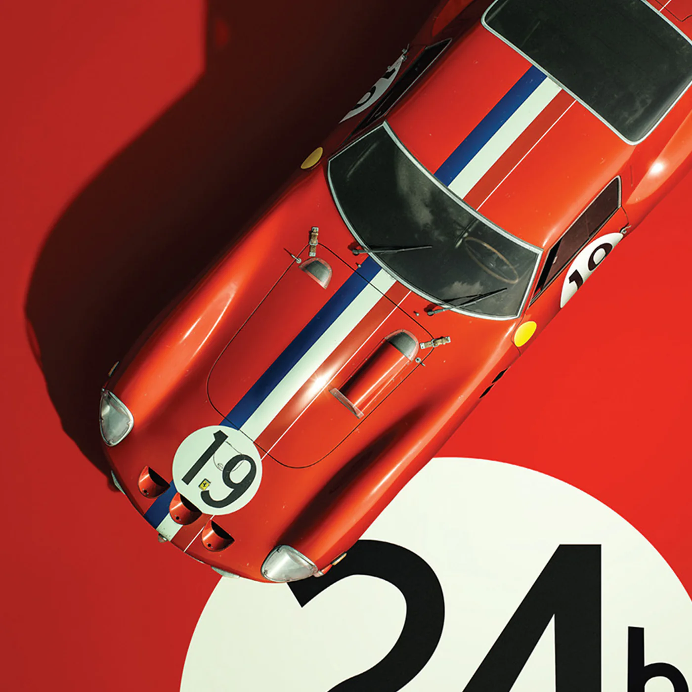 Automobilist | Ferrari 250 GTO 1962 Red - Collector's Edition 24h Le Mans Poster-Poster-Automobilist-gpx-store