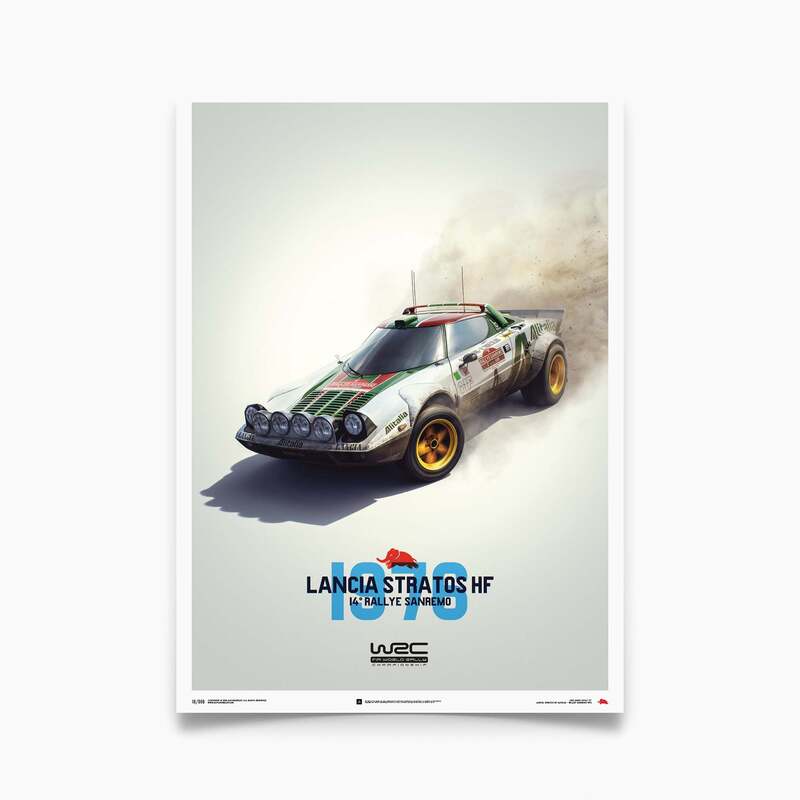 Automobilist | Lancia Stratos HF Alitalia Sanremo 1976 Poster-Poster-Automobilist-gpx-store