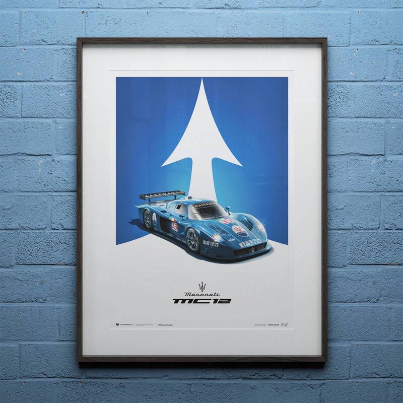 Automobilist | Maserati MC12 - GT Zhuhai 500 Km - 2004 | Limited Edition-Poster-Automobilist-gpx-store