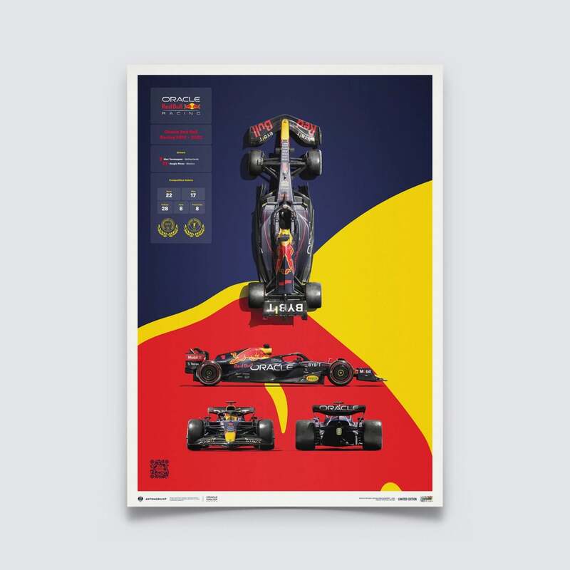 Automobilist | Oracle Red Bull Racing - RB18 - Blueprint - 2022 | Limited Edition-Poster-Automobilist-gpx-store