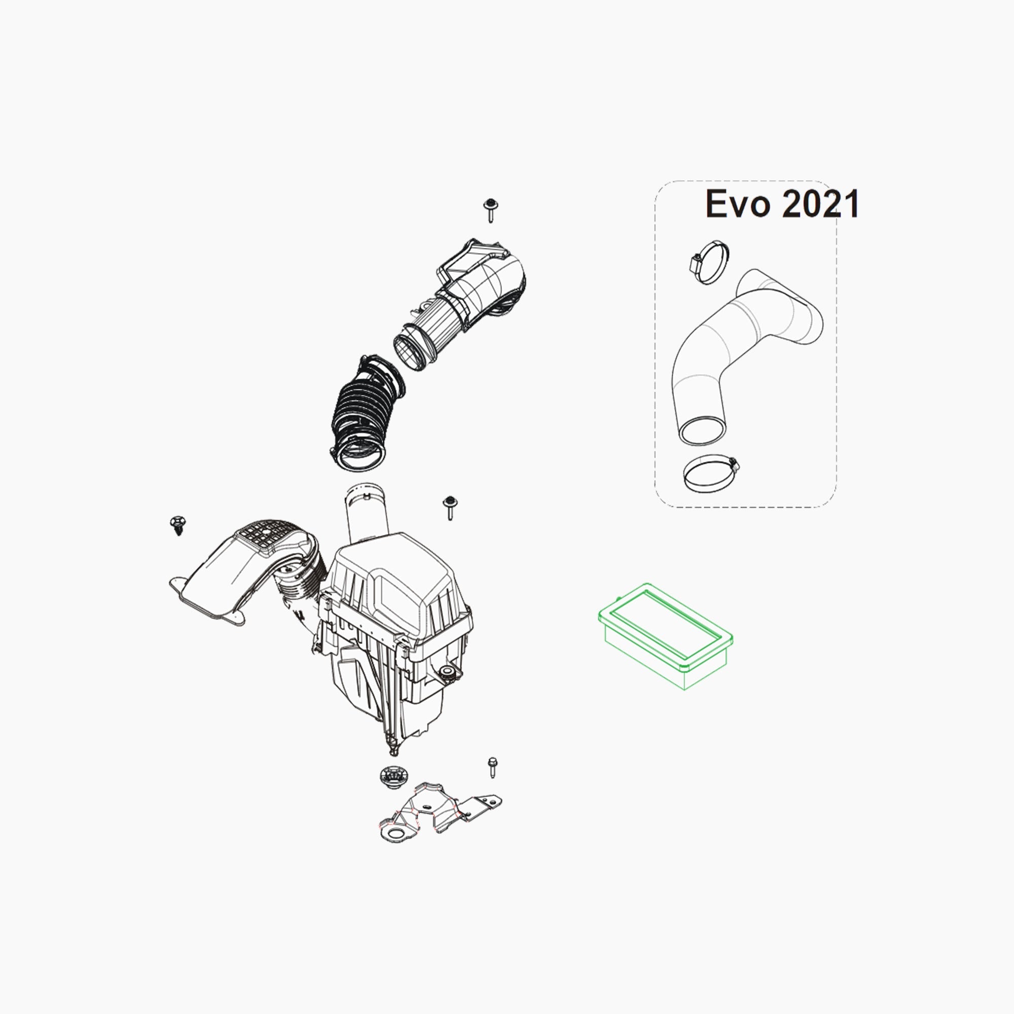 BJA0000011 - FILTRE A AIR ASPHALTE-Spare Parts-Clio Cup Middle East-gpx-store