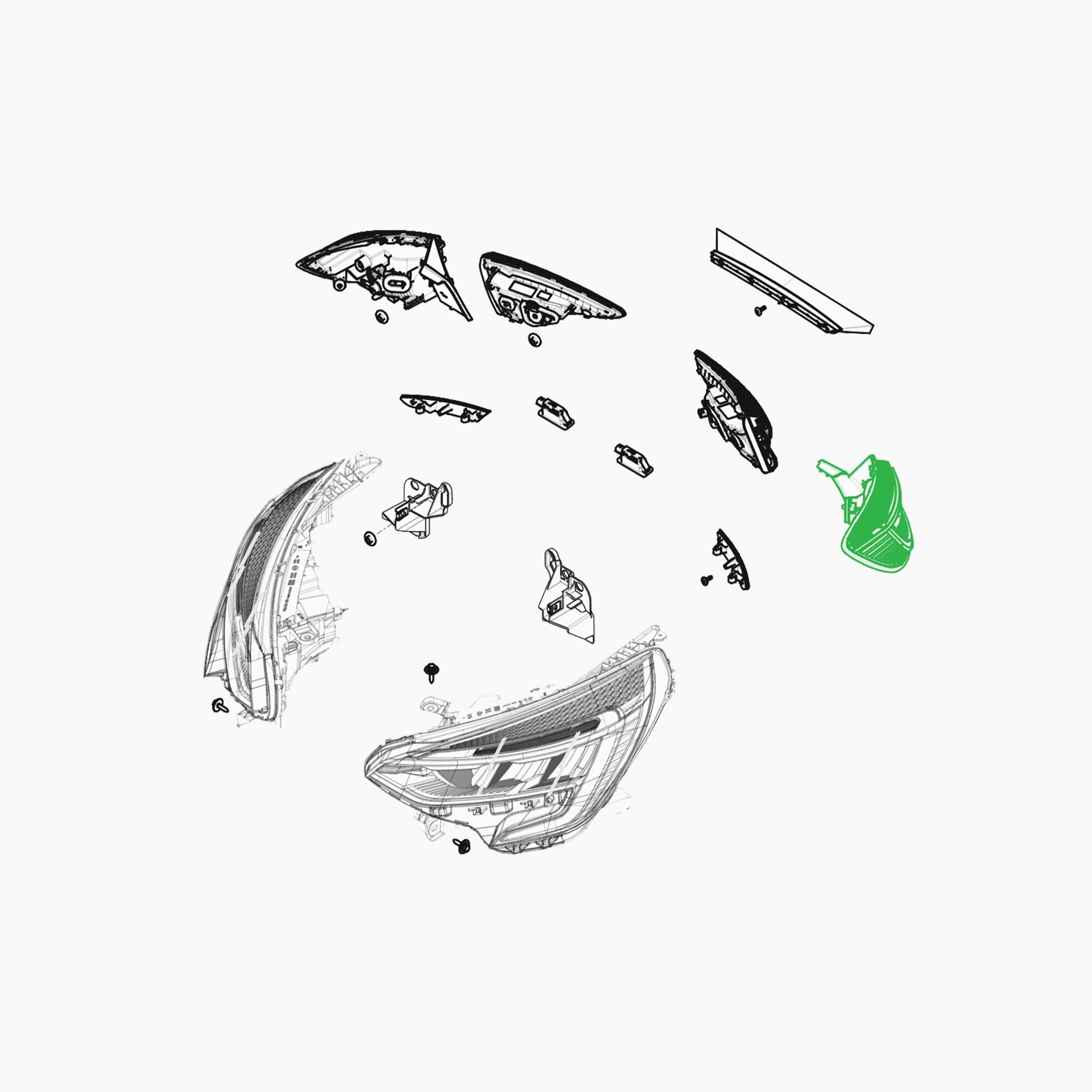 BJA0000040 - FEU ARG AILE-Spare Parts-Clio Cup Middle East-gpx-store