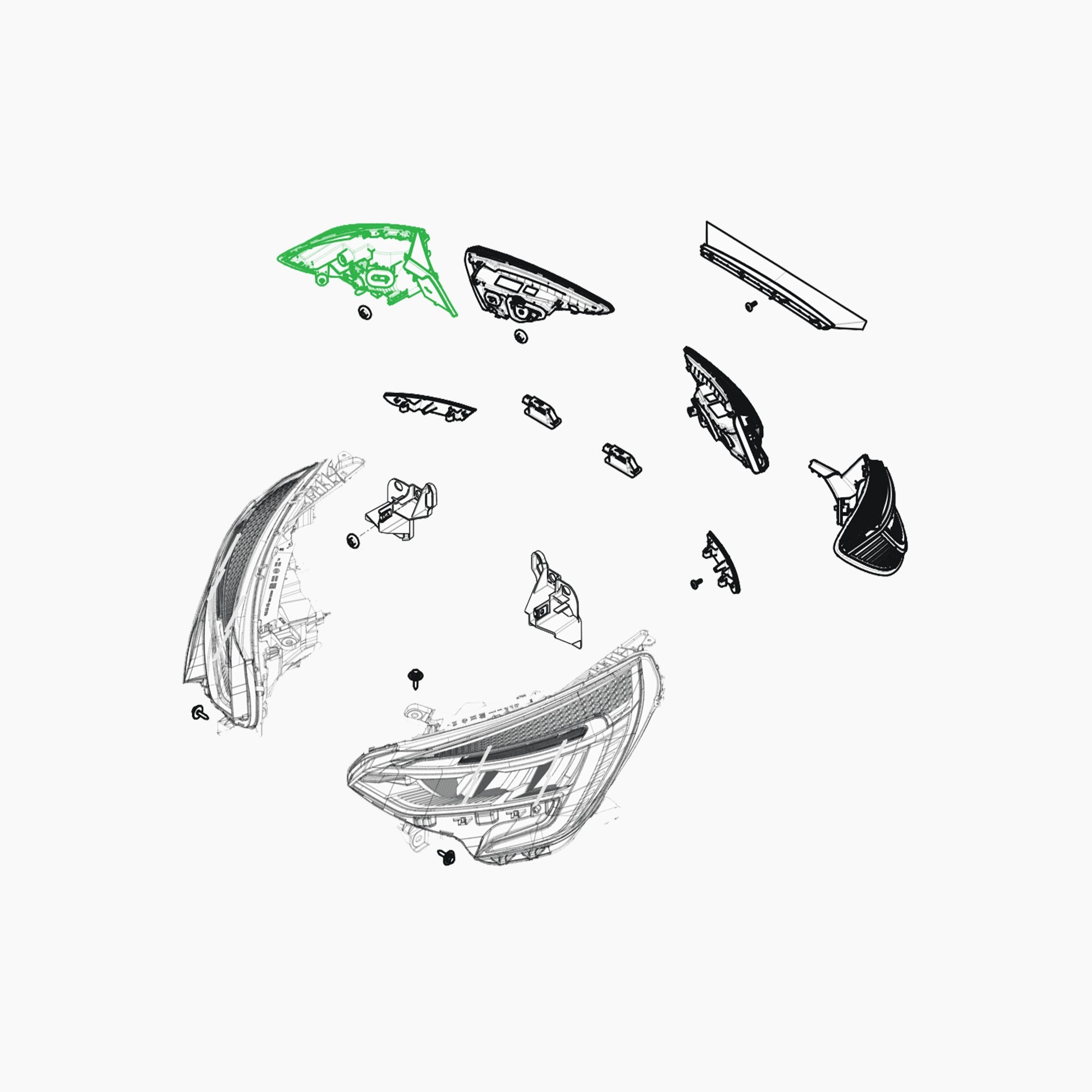 BJA0000041 - FEU ARD AILE-Spare Parts-Clio Cup Middle East-gpx-store