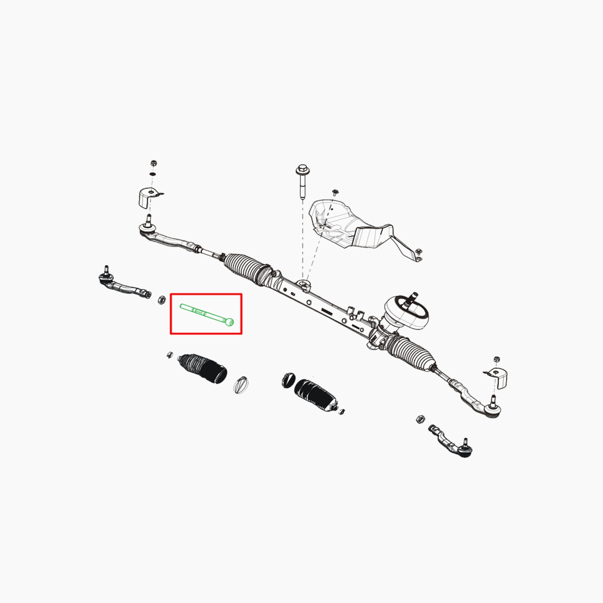 BJA0000126 - BOITIER ROTULE DIRECTION DROIT-Spare Parts-Clio Cup Middle East-gpx-store