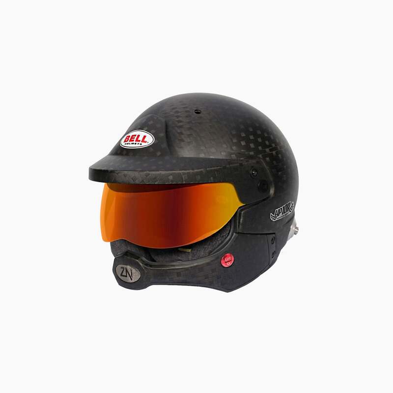 Half Helmet with Retro Racing Stripe, Black