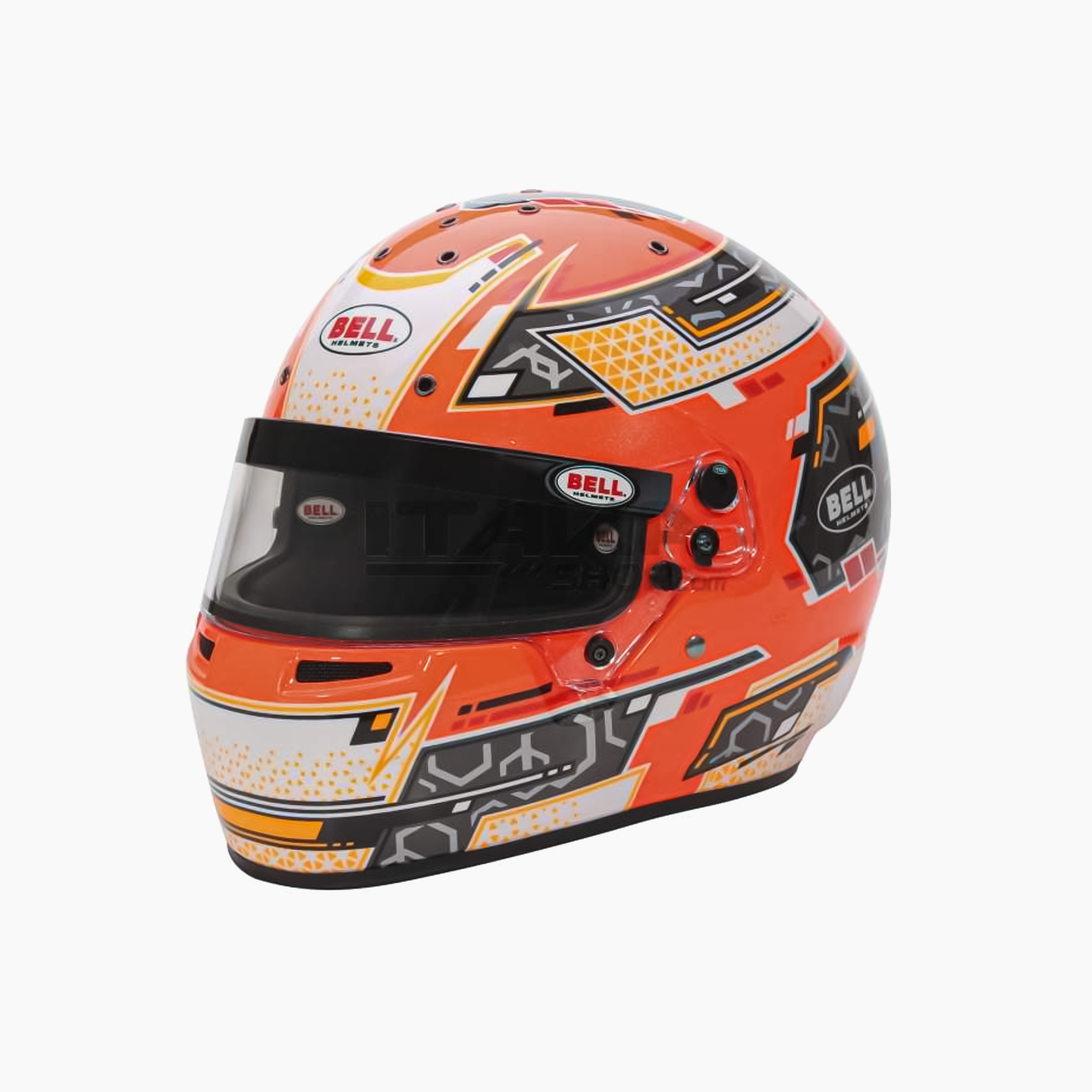 Bell Racing | RS7-K Stamina Orange Karting Helmet-Karting Helmet-Bell Racing-gpx-store