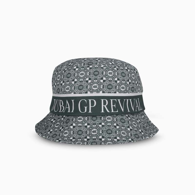 Gulf Historic x 8Js | Dubai GP Revival Bucket Hat - Green-Cap-Gulf Historic-gpx-store