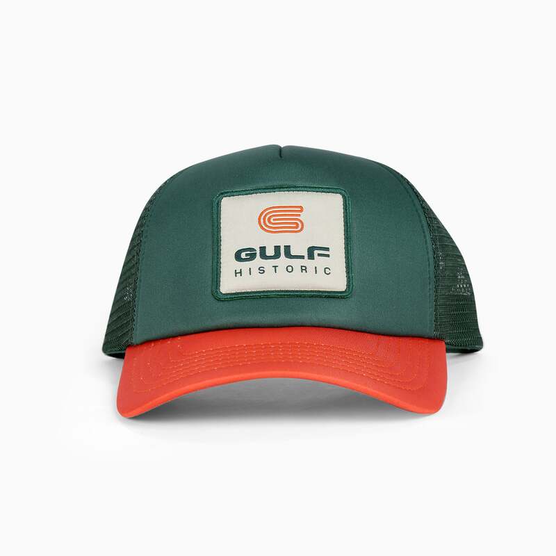 Gulf Historic x 8Js | Dubai GP Revival Trucker Cap - Green-Cap-Gulf Historic-gpx-store