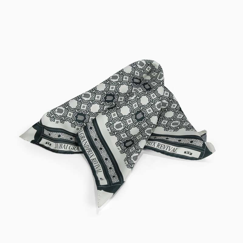 Gulf Historic x 8Js - Silk Square - Green-Gulf Historic-gpx-store