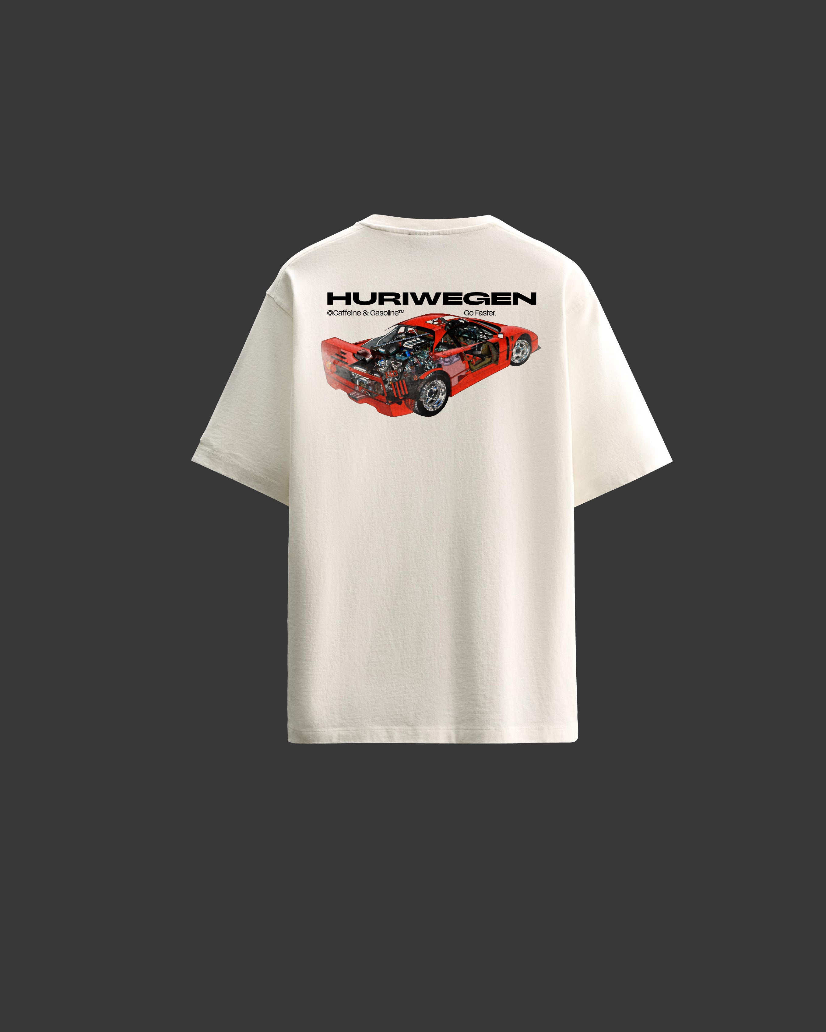 Huriwegen | Ferrari F40 Tee-T-Shirt-Huriwegen-gpx-store