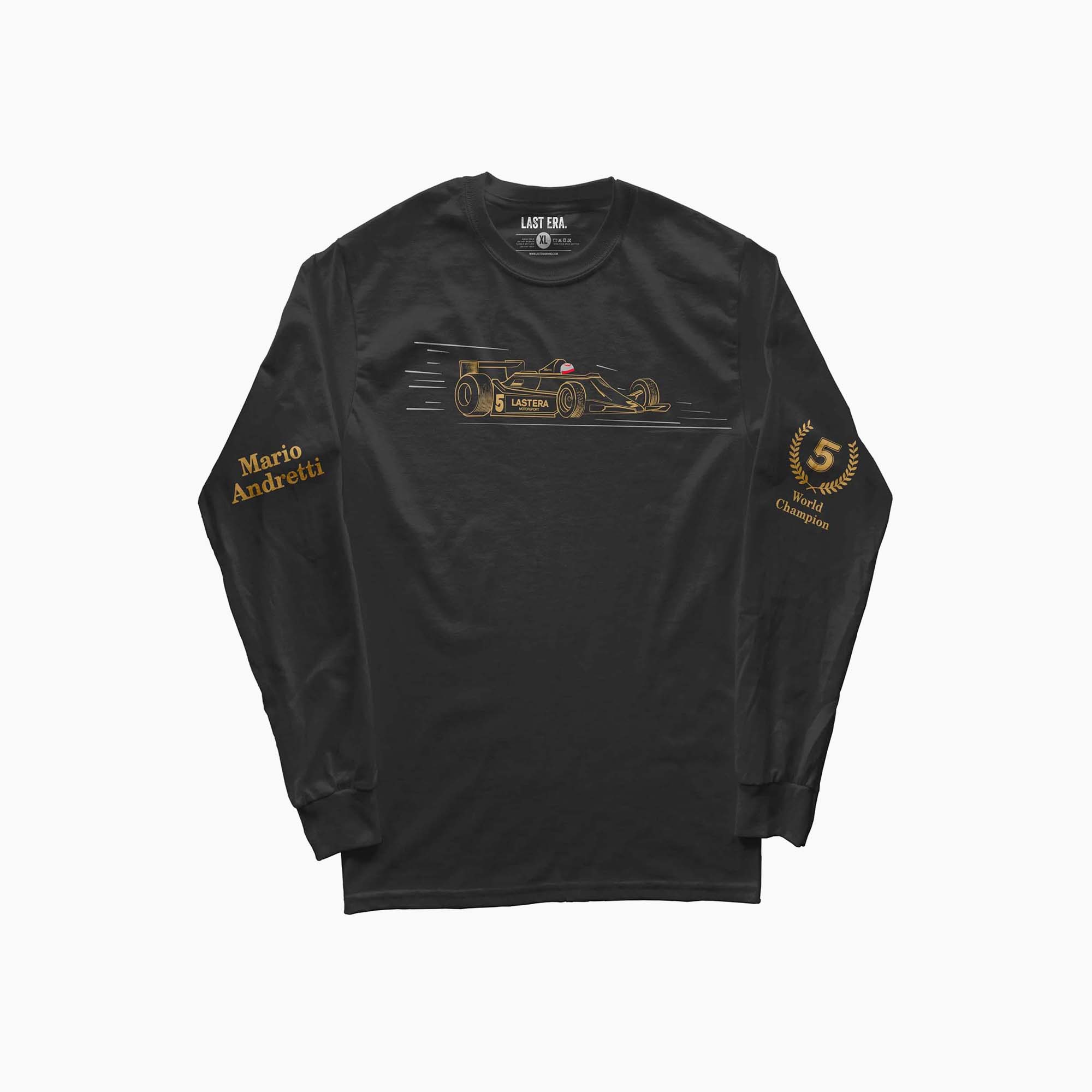 Last Era x Mario Andretti | American Champ Long-Sleeve-T-Shirt-Last Era-gpx-store