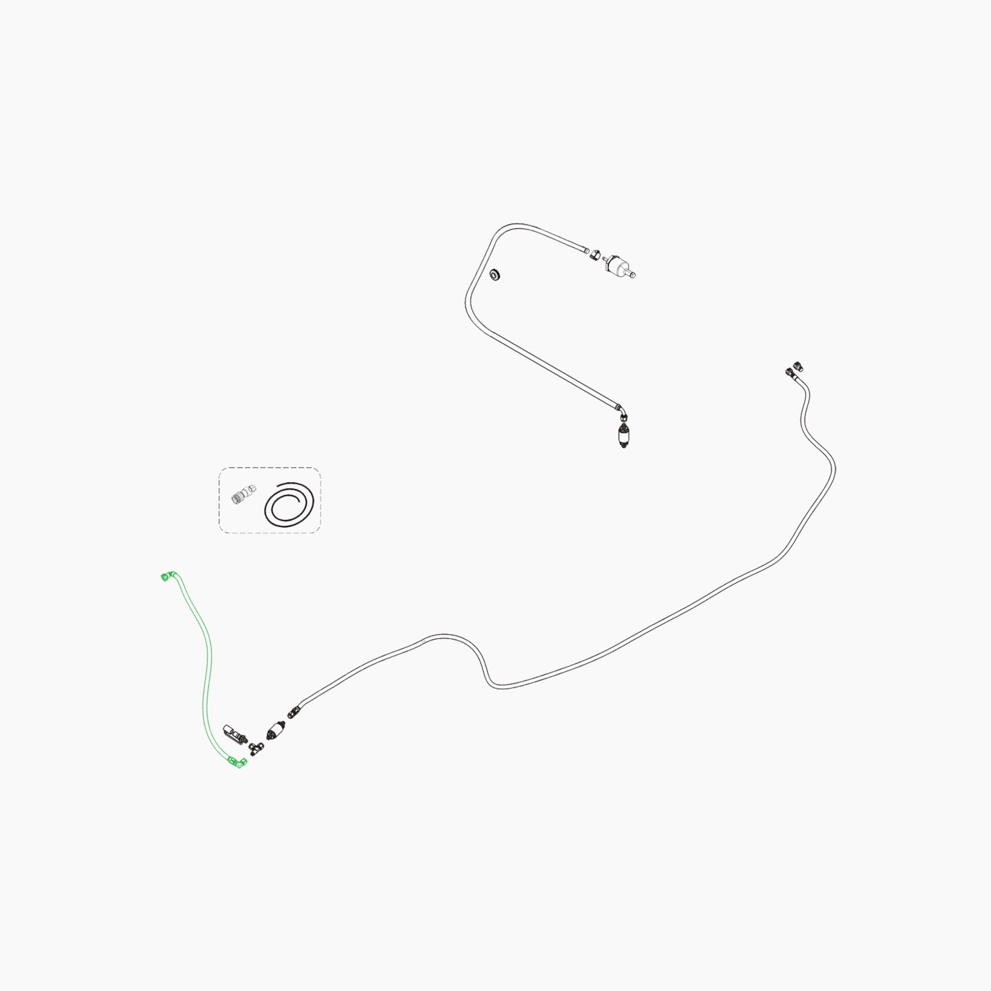 OCIM01NR8M - TUYAU RACCORD 3 VOIES/MOTEUR-Spare Parts-Clio Cup Middle East-gpx-store