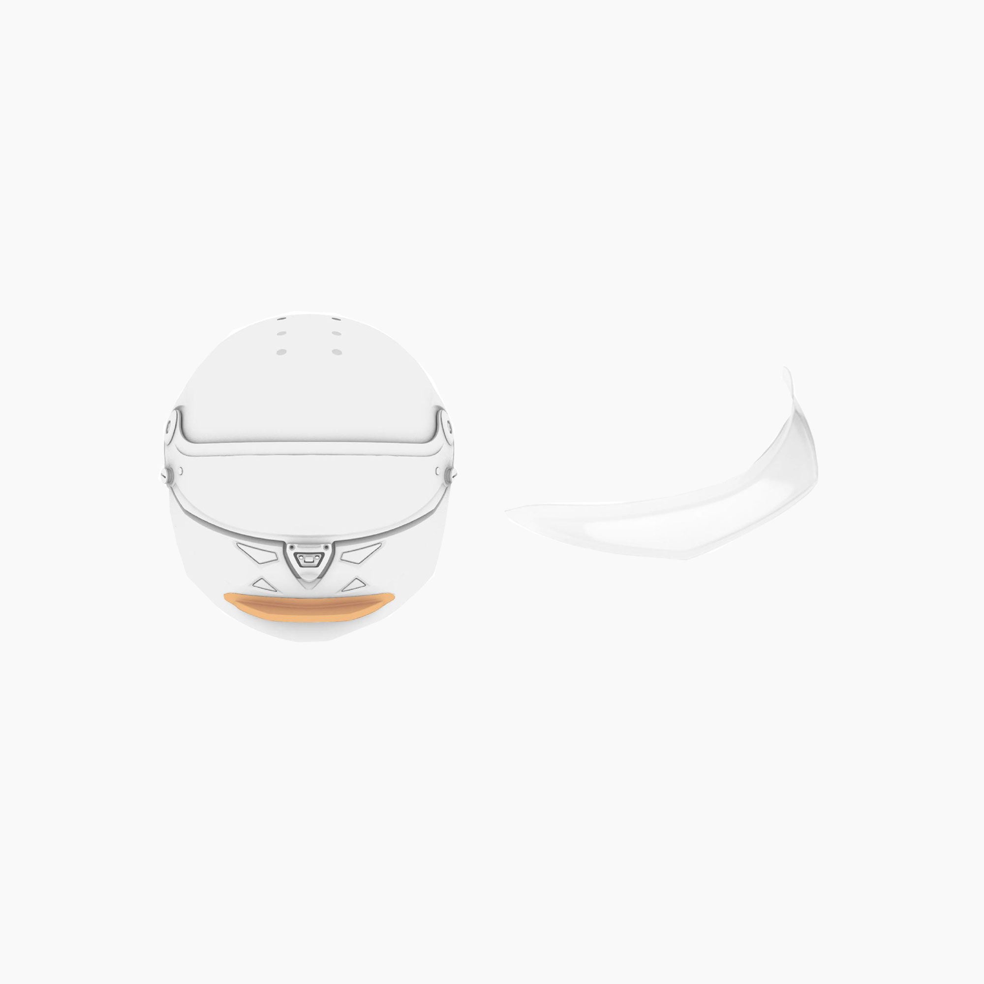 Schuberth | Helmet Chin Spoiler - Clear-Helmet Aero-Schuberth-gpx-store