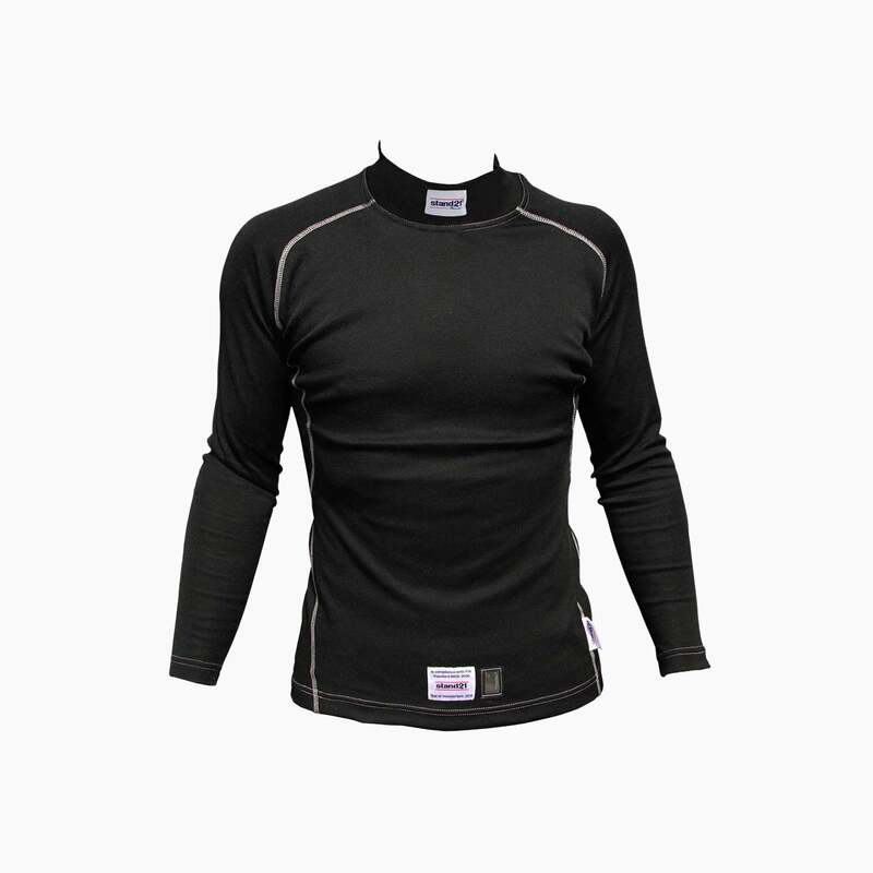 Stand 21 | Underwear Long Sleeve Top Black-Racing Underwear-STAND 21-gpx-store