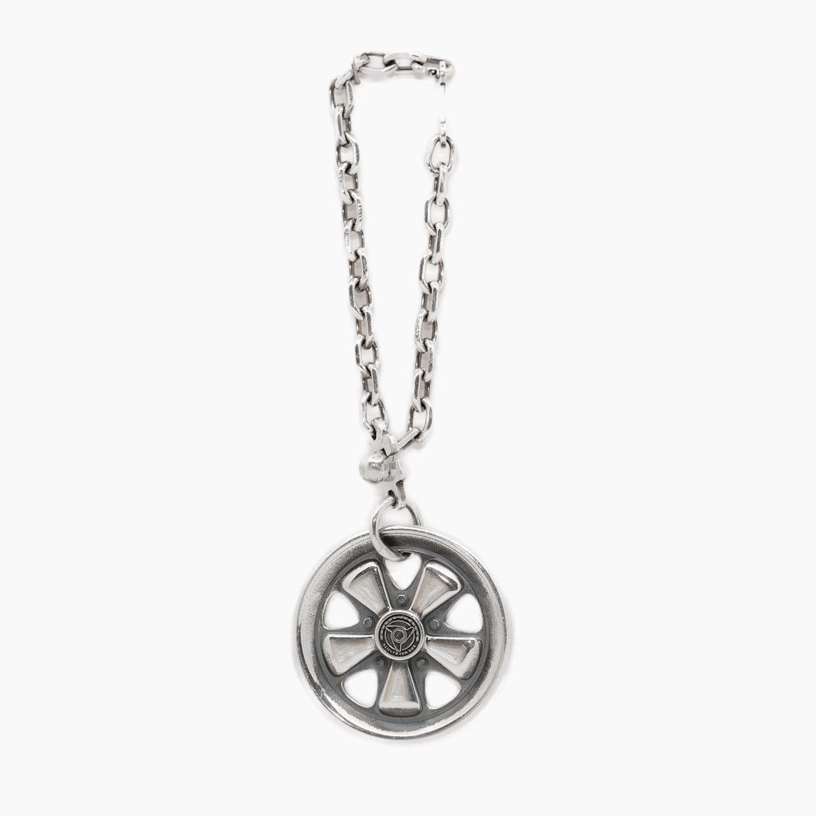 The Mechanists | 911 Classic Wheels Keychain Sterling Silver-Keychain-The Mechanists-gpx-store