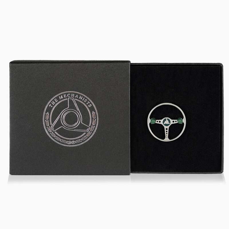 The Mechanists | British Racing Green Steering Wheel Bracelet-Bracelet-The Mechanists-gpx-store