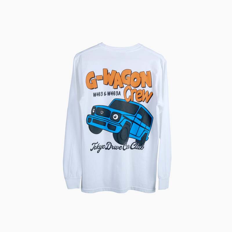 Tokyo Drive Car Club | G-Wagon Crew Long Sleeve Print T-Shirt-T-Shirt-Tokyo Drive Car Club-gpx-store