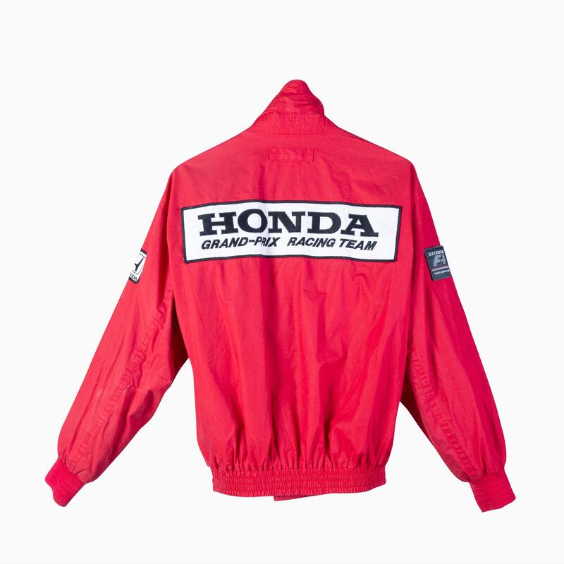 Vintage Honda F1 90s Teamwear Bomber - Signed by Satoru Nakajima-Vintage Teamwear-GPX Store -gpx-store