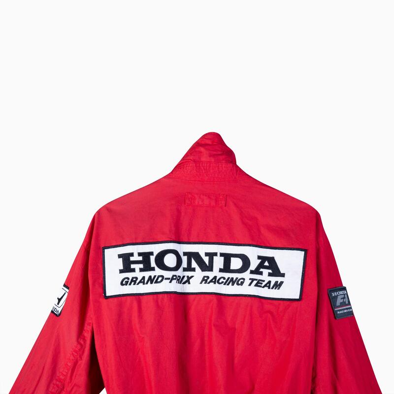 Vintage Honda F1 90s Teamwear Bomber - Signed by Satoru Nakajima-Vintage Teamwear-GPX Store-gpx-store