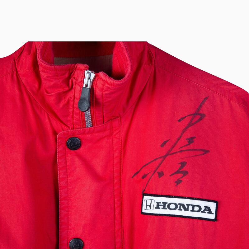 Vintage Honda F1 90s Teamwear Bomber - Signed by Satoru Nakajima-Vintage Teamwear-GPX Store-gpx-store