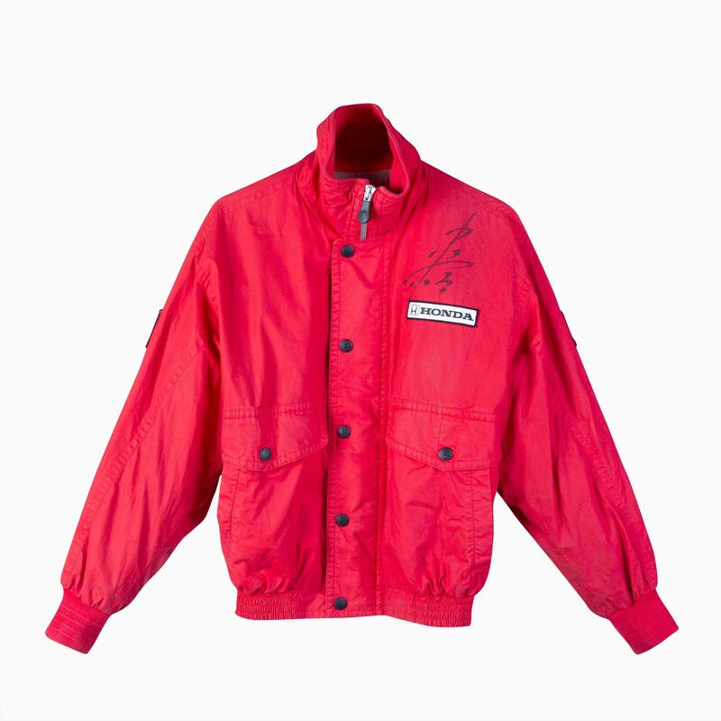 Vintage Honda F1 90s Teamwear Bomber - Signed by Satoru Nakajima-Vintage Teamwear-GPX Store -gpx-store