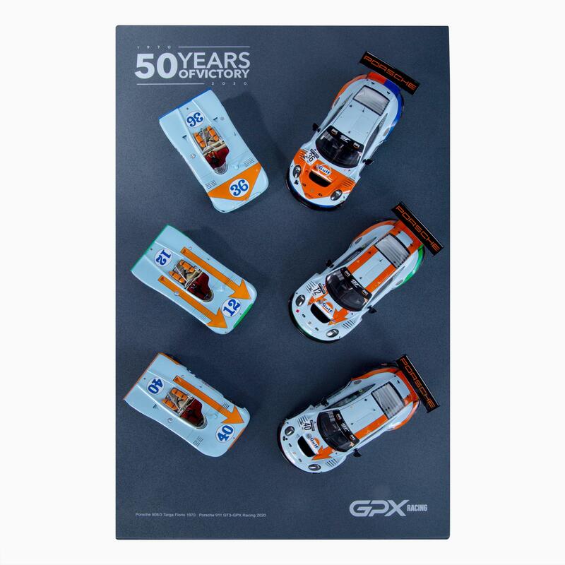 50 Years of Victory Porsche 908/3 Targa Florio 1970 Porsche 911 GT3 R GPX Racing 2020 | 1:43 Scale Model-1:43 Scale Model-Spark Models-gpx-store