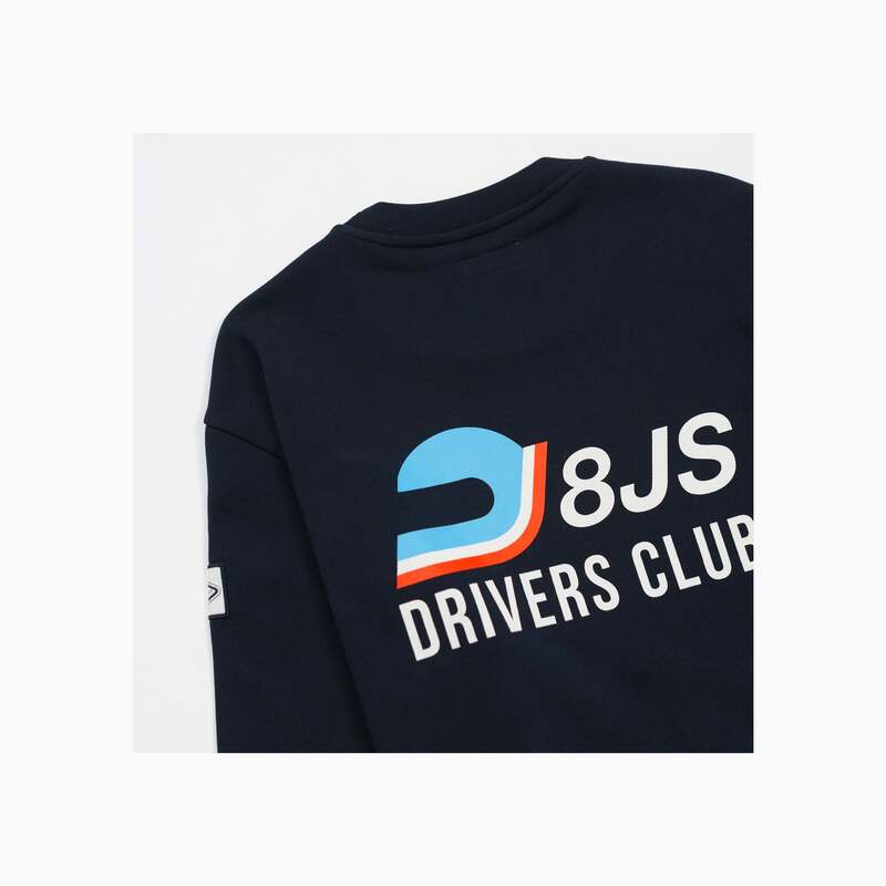 8JS | Drivers Club Crewneck Navy Sweatshirt-Sweatshirt-8JS-gpx-store