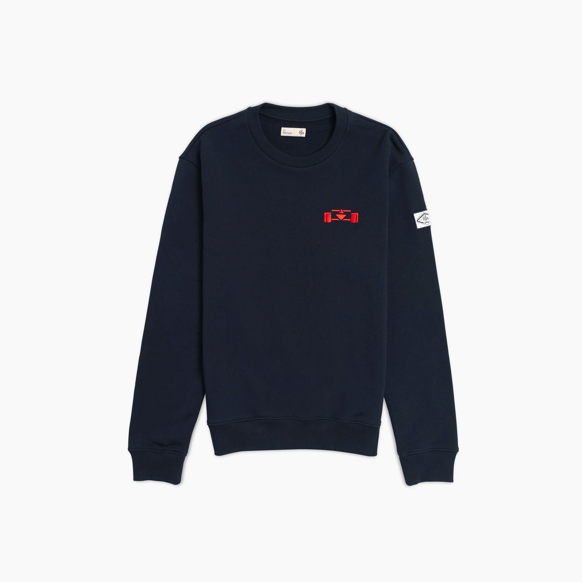 8JS | Drivers Club Crewneck Navy Sweatshirt-Sweatshirt-8JS-gpx-store