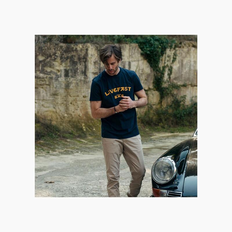 8JS | Vintage Trophy Navy Washed T-Shirt-T-Shirt-8JS-gpx-store