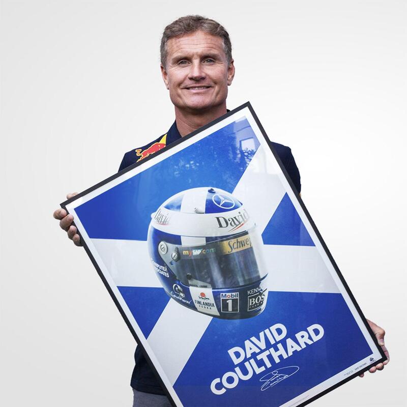 Automobilist | David Coulthard 2000 Helmet Poster-Poster-Automobilist-gpx-store