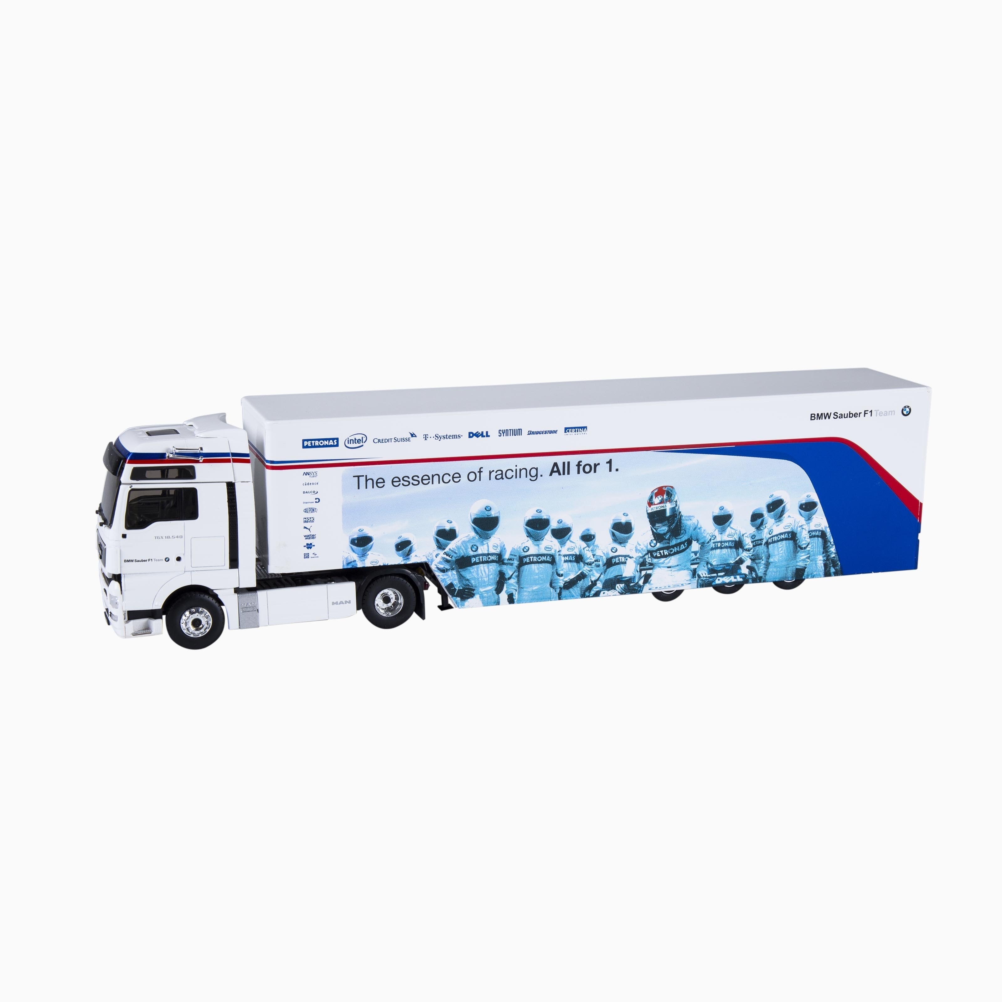 BMW Sauber F1 Team Truck-Scale Model-GPX Store-gpx-store