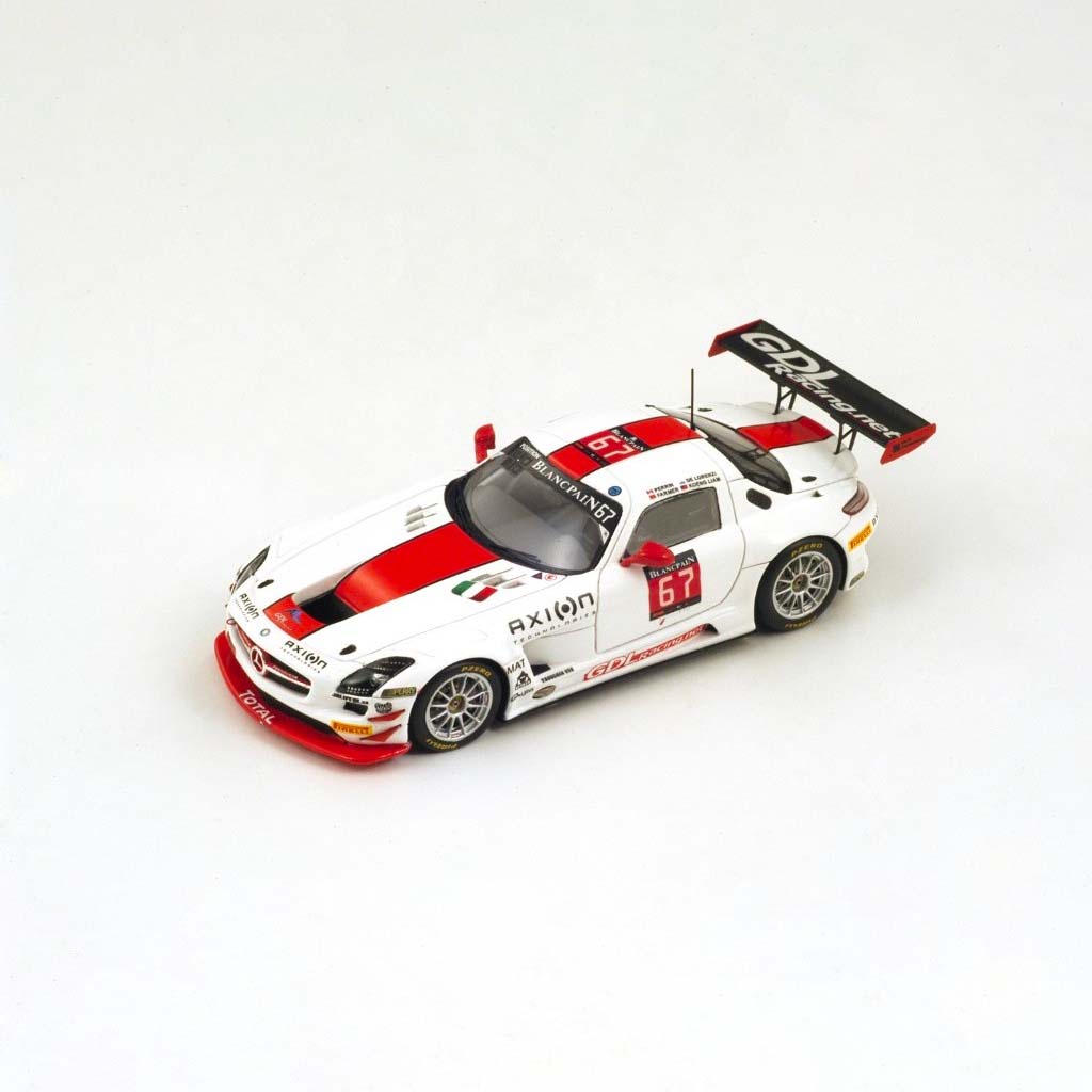 Mercedes-Benz SLS AMG GT3 GDL Motorsports No.67 | 24H of Spa - 2014 | 1:43 Scale Model-1:43 Scale Model-Spark Models-gpx-store