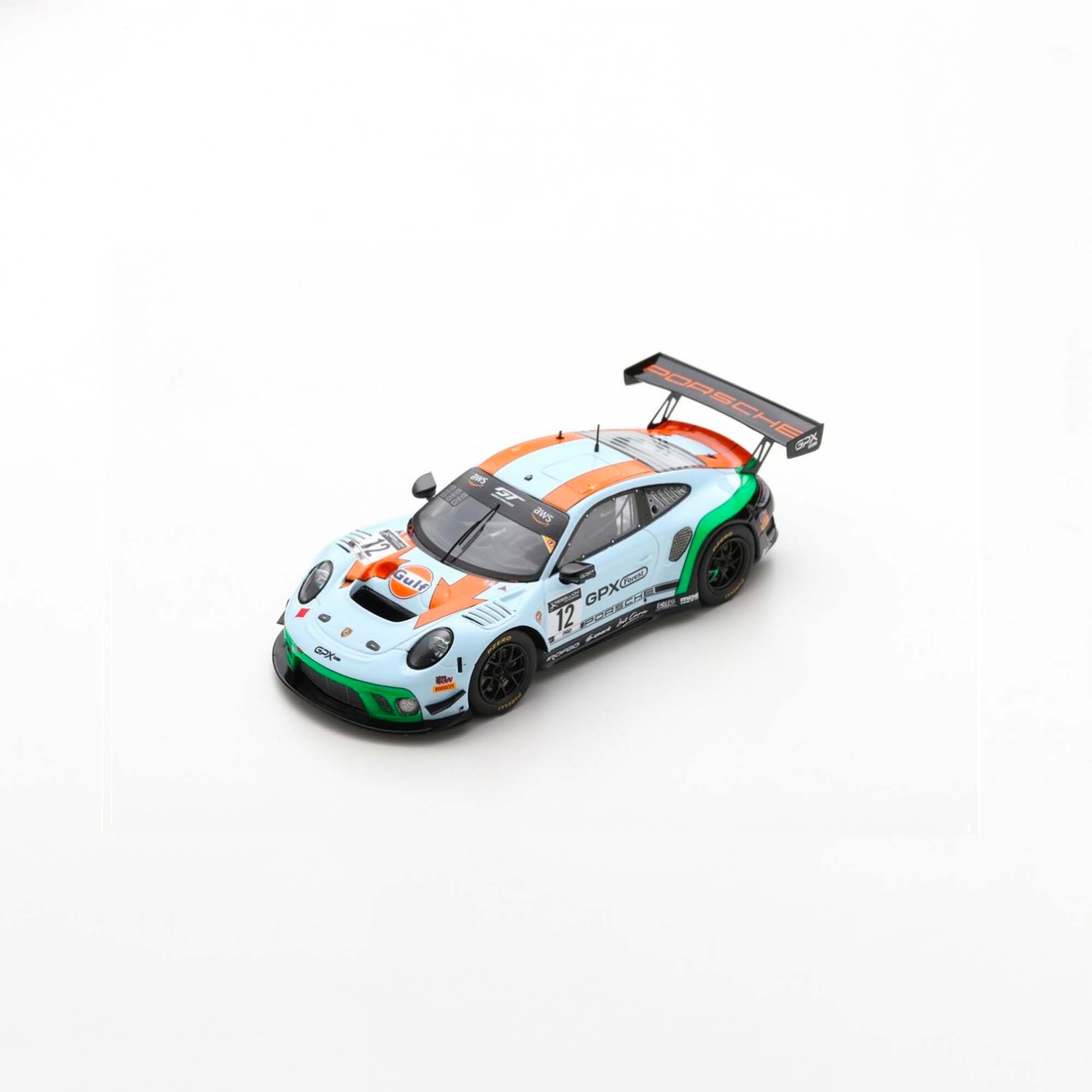 Porsche 911 GT3 R Team GPX Racing No. 12 "The Diamond" | 1:43 Scale Model-1:43 Scale Model-Spark Models-gpx-store
