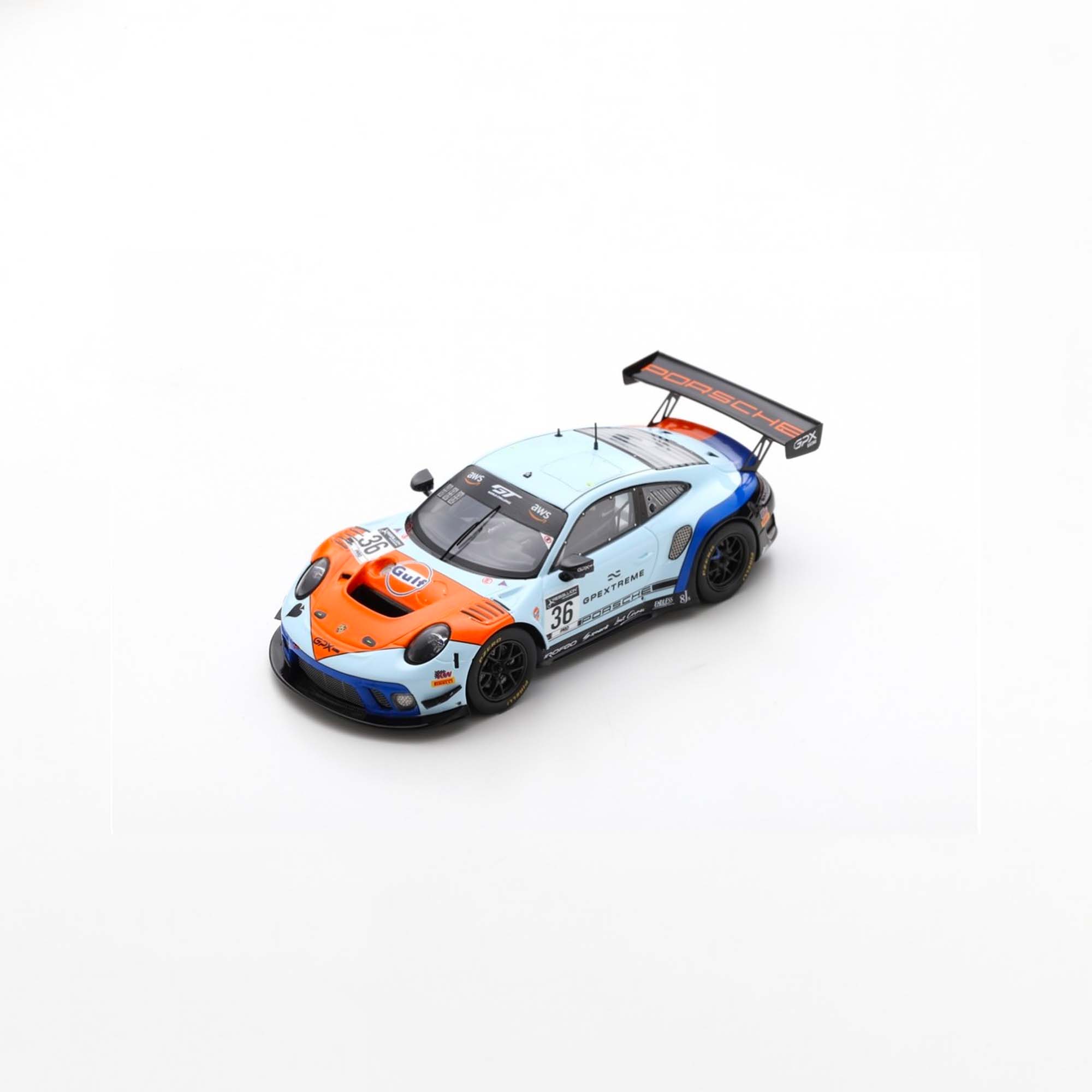Porsche 911 GT3 R Team GPX Racing No.36 "The Spade" | 1:43 Scale Model-1:43 Scale Model-Spark Models-gpx-store