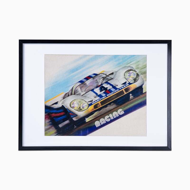 Porsche 917K Martini - Le Mans Framed Print-Poster-GPX Store-gpx-store