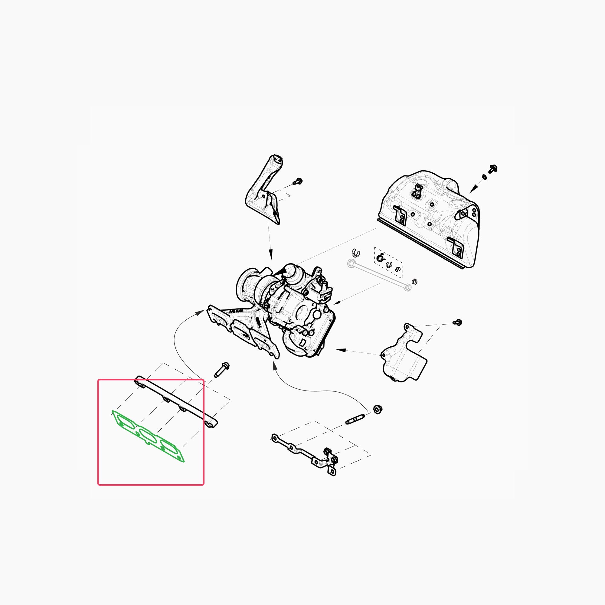 140367594R - JOINT COLLECTEUR ECH-Spare Parts-Clio Cup Middle East-gpx-store