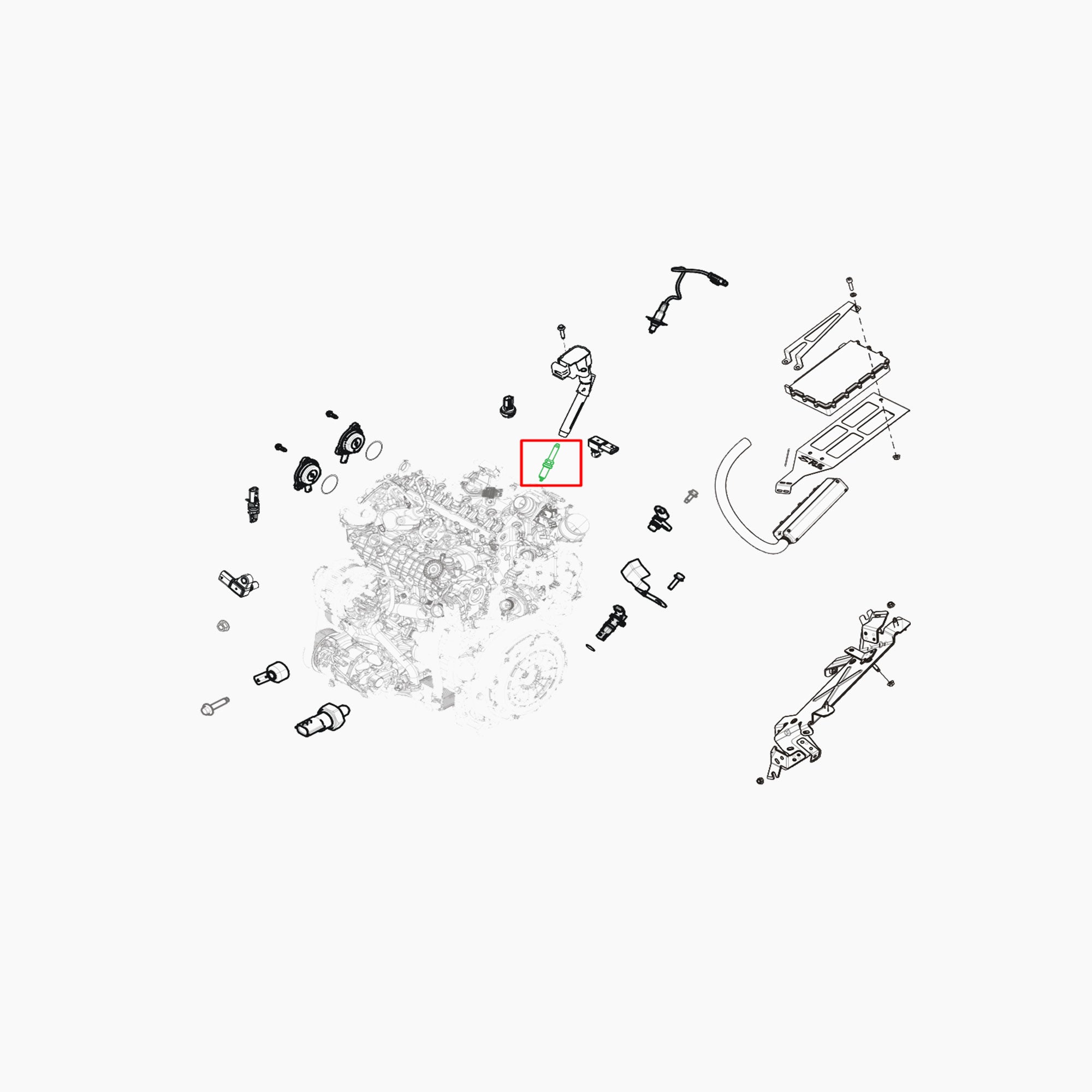 22401RS080 - BOUGIE ALLUMAGE-Spare Parts-Clio Cup Middle East-gpx-store