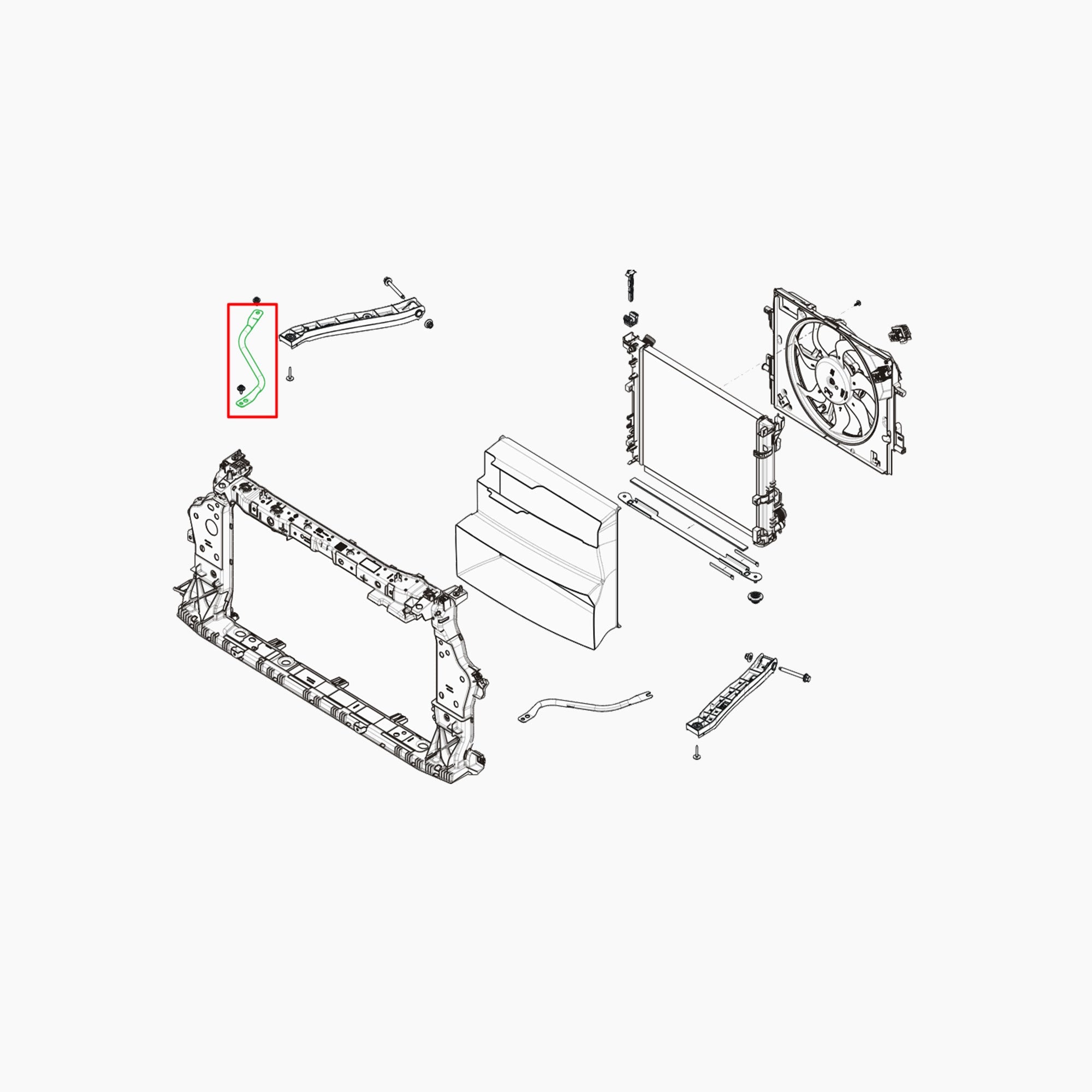 625F26271R - BRAS SUPPORT AVD-Spare Parts-Clio Cup Middle East-gpx-store
