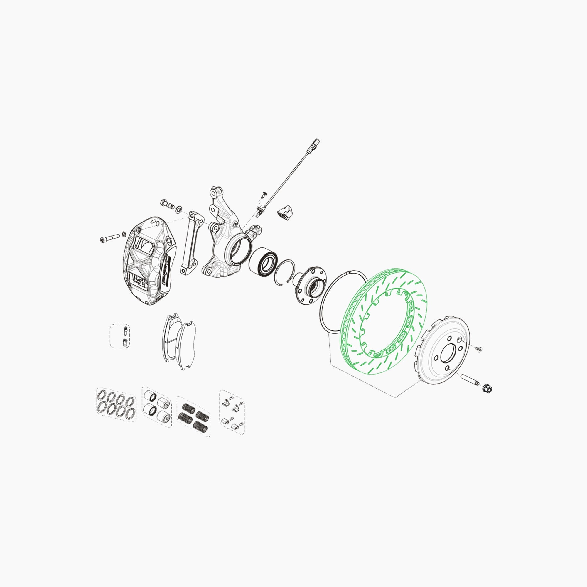 7711162588 - DISQUE AVANT DROIT PFC D 330MM-Spare Parts-Clio Cup Middle East-gpx-store