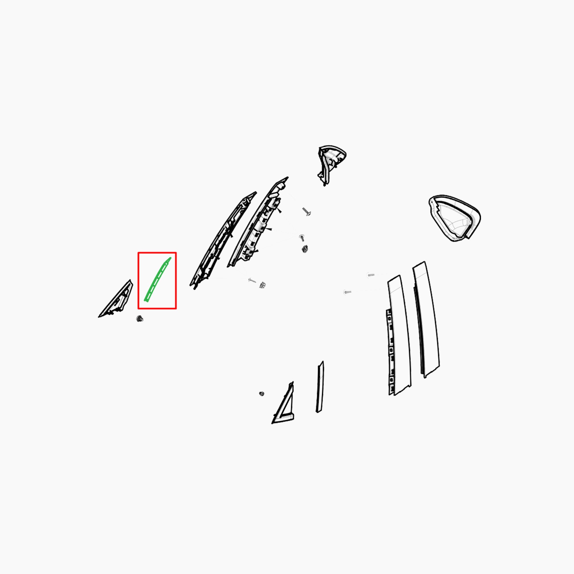 808709370R - ENJOL. MODULE VITRE AVD-Spare Parts-Clio Cup Middle East-gpx-store