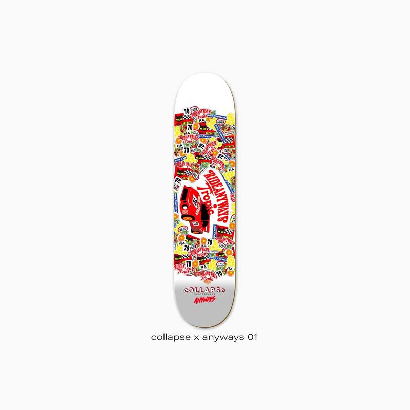 Anyways x Collapse | Tropic Skateboard-Skateboard-Anyways-gpx-store